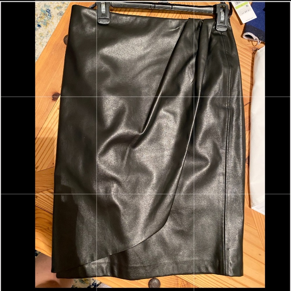 Brand new Calvin Klein faux leather skirt